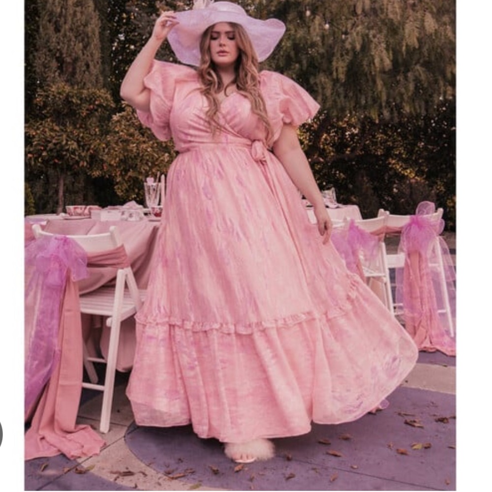 BNWT JessaKae Pixie Dress in Pink 2X